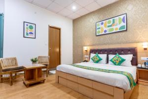 Treebo Anand The Mall Solan客房内的一张或多张床位