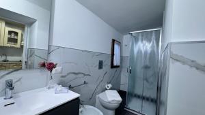 Koupelna v ubytování Antico Pistacchieto in Centro Storico