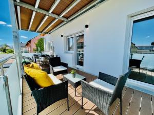 Balkón nebo terasa v ubytování Dill Apartment Pleinfeld am Brombachsee I