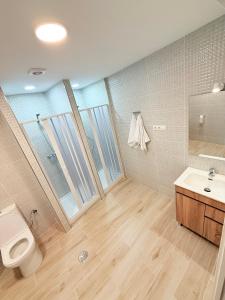 Koupelna v ubytování Hostel VAM Torrejón