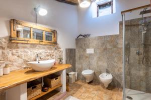 Koupelna v ubytování Casa Della Nonna Nel Borgo