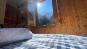 Postel nebo postele na pokoji v ubytování Alpenhof Mountain Lodge