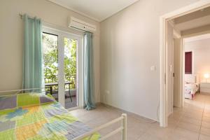 Katil atau katil-katil dalam bilik di Sofia apartment