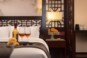 Ancient Dream Hotel客房内的一张或多张床位