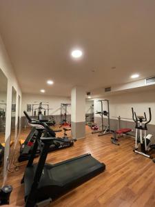 Fitness centrum a/nebo fitness zařízení v ubytování Kolokotronis Hotel & Spa