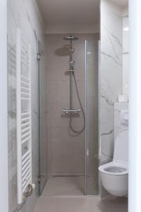 Koupelna v ubytování Apartman Platinum + 29 fotografií