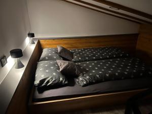 Postel nebo postele na pokoji v ubytování Apartma Mia