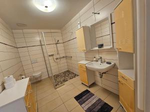 Ένα μπάνιο στο Zentrale Wohnung in Völklingen +7 φωτογραφίες