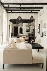 Χώρος καθιστικού στο Villa Milos at Isola villas