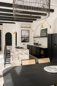 Χώρος καθιστικού στο Villa Milos at Isola villas