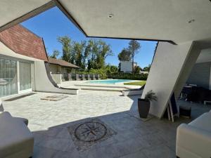 Posezení v ubytování VILLA LUCE D'ALBA