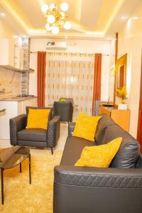 Posezení v ubytování Appartements meublés mpita