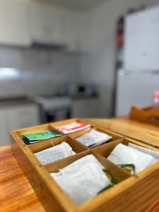 Kuchyň nebo kuchyňský kout v ubytování un sueño para viajar