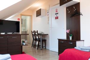 Kuchnia lub aneks kuchenny w obiekcie Lucsony Apartman