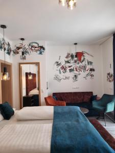 Postel nebo postele na pokoji v ubytování Hotel Torwirt