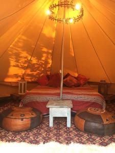 Posezení v ubytování Campo Portakal Eco Glamping