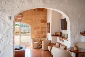 Posezení v ubytování Hotel Rural Binigaus Vell