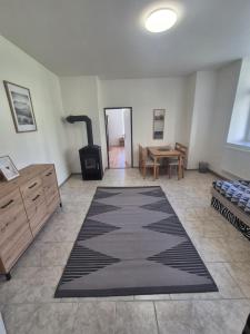 Postel nebo postele na pokoji v ubytování Apartmán pro 4 osoby, Vejprty