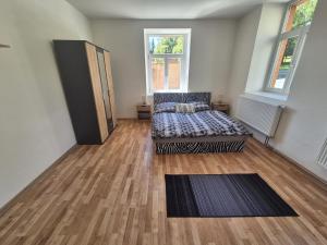Postel nebo postele na pokoji v ubytování Apartmán pro 4 osoby, Vejprty