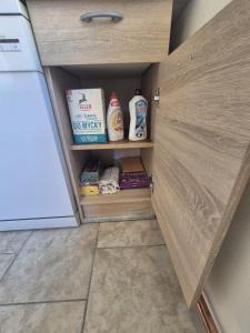 Kuchyň nebo kuchyňský kout v ubytování Apartmán pro 4 osoby, Vejprty