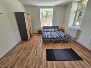 Postel nebo postele na pokoji v ubytování Apartmán pro 4 osoby, Vejprty