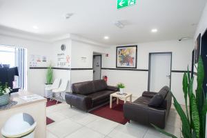 Χώρος καθιστικού στο MK Apartment Oyten