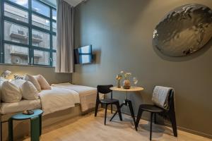 Χώρος καθιστικού στο Unity Hammarby Sjöstad - A Studio Hotel