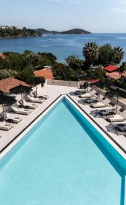 The swimming pool at or close to Nimfi Hotel, Skiathos