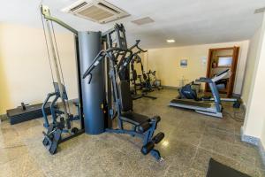 Fitness centrum a/nebo fitness zařízení v ubytování Hotel Meaípe