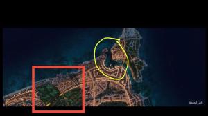 a picture of a tower with a yellow line on it at فندق ريزورت اند سيا العالمين in El Alamein