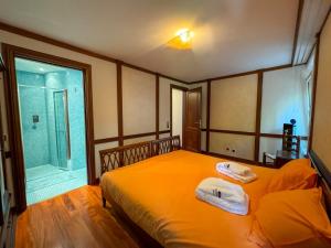 Postel nebo postele na pokoji v ubytování Platinum Suite & Spa + 8 fotografií