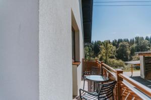 Balkón nebo terasa v ubytování Gasthaus zur Waldschenke