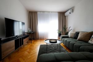 TV a/nebo společenská místnost v ubytování Panorama Residence - Samorin near X-Bionic sphere