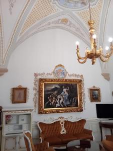TV a/nebo společenská místnost v ubytování Casa del Conte