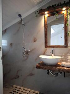 Bilik mandi di Samos Paradise Studios and Apartments 1
