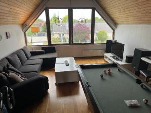 TV a/nebo společenská místnost v ubytování Ocean Star Limhamn