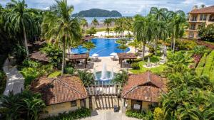 an aerial view of a resort with a swimming pool at CR Luxury Veranda 7B 2 Bdrm in La Mona