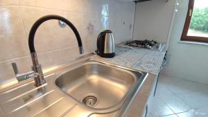Kuchyň nebo kuchyňský kout v ubytování Apartman Peršić
