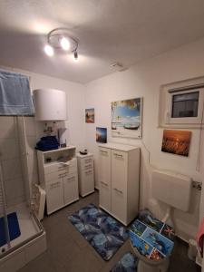 Η κουζίνα ή μικρή κουζίνα στο Ferienwohnung auf dem Bückle +15 φωτογραφίες