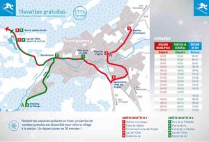 a map of the mokeles gearchuesearchroute at Les chardons bleus in Formiguères