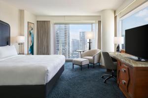 TV a/nebo společenská místnost v ubytování JW Marriott Austin