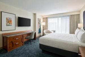 TV a/nebo společenská místnost v ubytování JW Marriott Austin