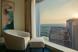 Posezení v ubytování JW Marriott Austin