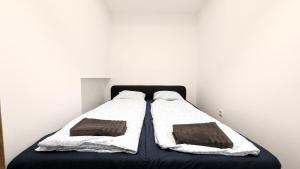 Postel nebo postele na pokoji v ubytování Spacious Rooms - 15 Min from Airport & City Center, 5 Min from Vienna Main-Bus Station EZ7