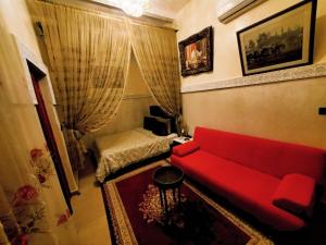Zona de estar de Riad Lalla Marrakech