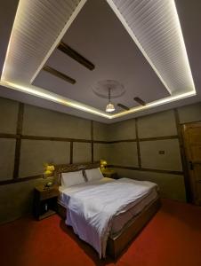 Katil atau katil-katil dalam bilik di ReeChan Resort Skardu