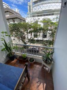 Μπαλκόνι ή βεράντα στο Apartamento Temporada