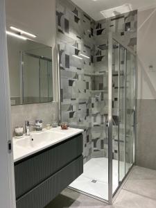 Koupelna v ubytování B&B Telko