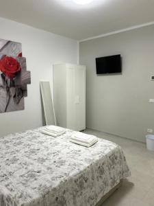 TV a/nebo společenská místnost v ubytování B&B Telko