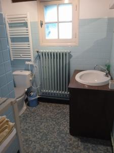 Koupelna v ubytování chambre indépendante à la campagne